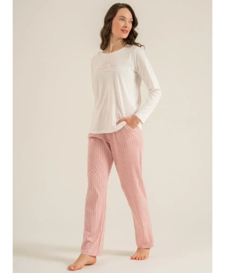 Pierre Cardin PC9294 Uzun Kollu Penye Pijama Takım resmi