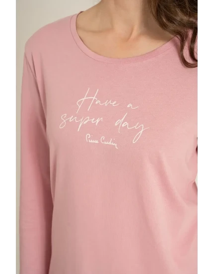 Pierre Cardin PC9294 Uzun Kollu Penye Pijama Takım resmi