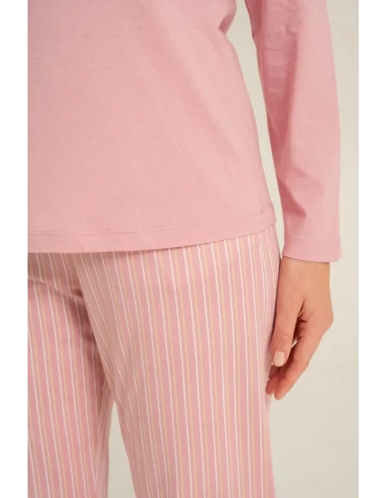 Pierre Cardin PC9294 Uzun Kollu Penye Pijama Takım resmi