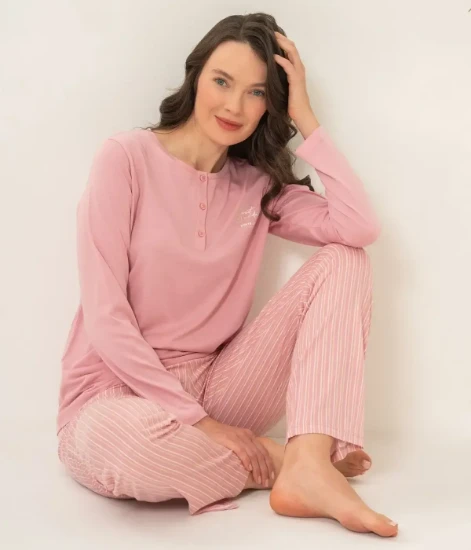 Picture of Pierre Cardin PC9295 Long Sleeve Cotton Pajama Set