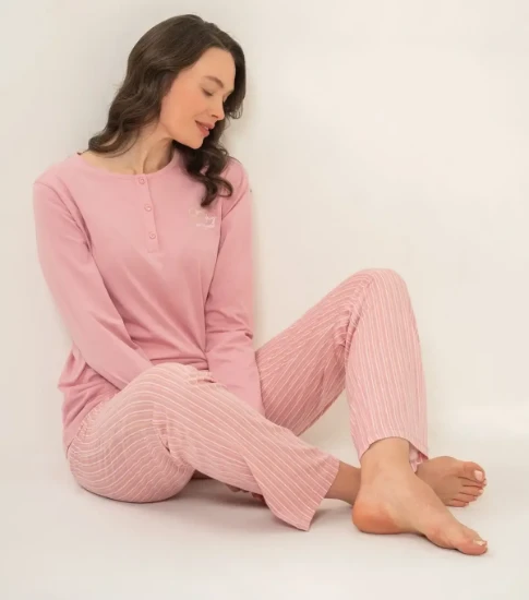 Picture of Pierre Cardin PC9295 Long Sleeve Cotton Pajama Set