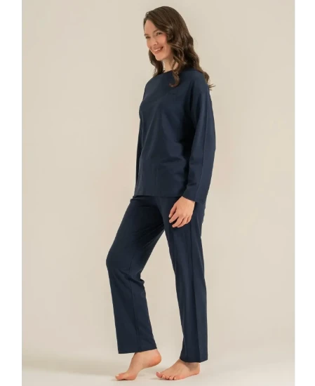 Pierre Cardin PC9304 Uzun Kollu Penye Pijama Takım resmi