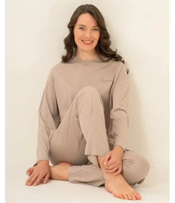Pierre Cardin PC9304 Uzun Kollu Penye Pijama Takım resmi