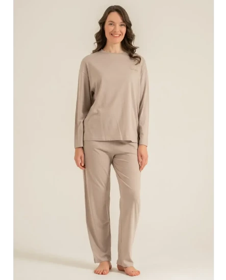 Pierre Cardin PC9304 Uzun Kollu Penye Pijama Takım resmi