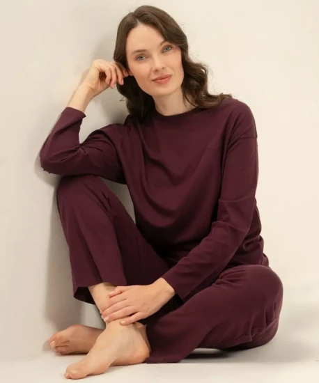 Pierre Cardin PC9304 Uzun Kollu Penye Pijama Takım resmi