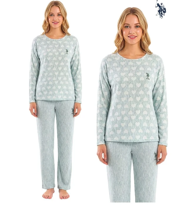 Picture of US Polo 20321 Long-Sleeve Pajama Set