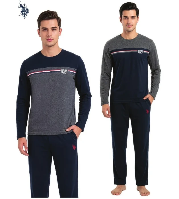 US Polo 19080 Erkek Pijama Takımı resmi