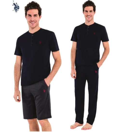 Image de US Polo 12005 Ensemble Pyjama Homme 3 Pièces – En Boîte