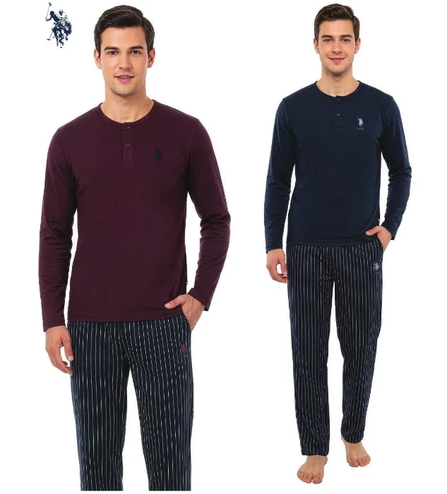 US Polo 19100 Erkek Pijama Takımı resmi