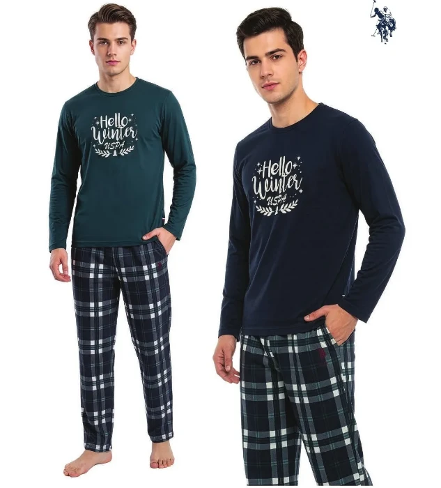 US Polo 19110 Erkek Pijama Takımı resmi