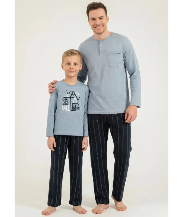 Arnetta AR3829 Baba Oğul Pijama Takımı resmi