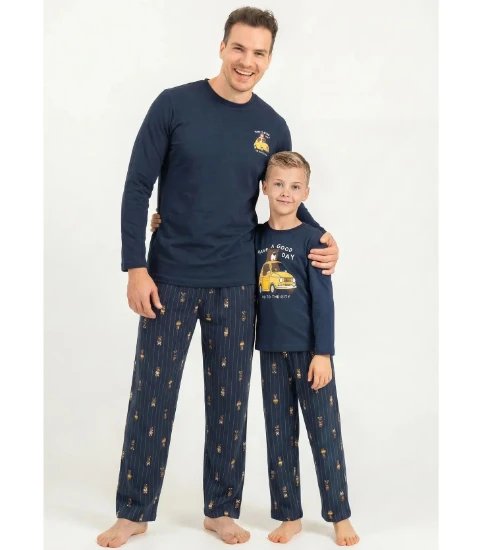 Arnetta AR3833 Baba Oğul Pijama Takımı resmi