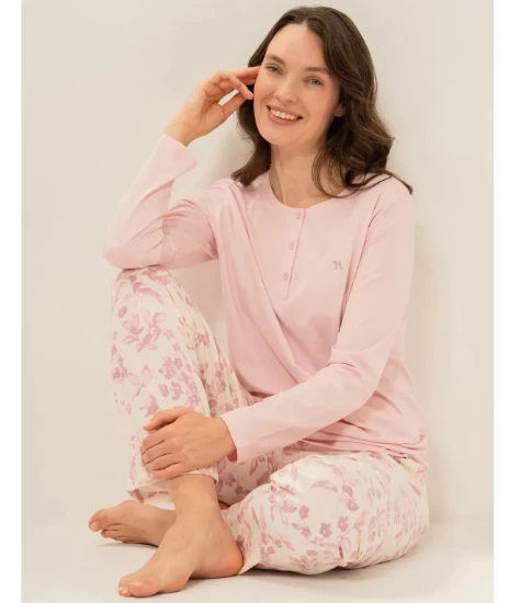Arnetta AR3744 Uzun Kollu Pijama Takımı resmi