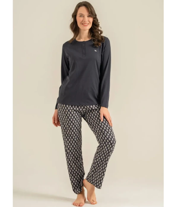 Arnetta AR3749 Uzun Kollu Pijama Takımı resmi