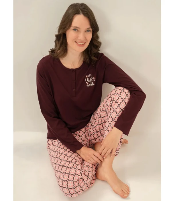 Arnetta AR3760 Uzun Kollu Pijama Takımı resmi