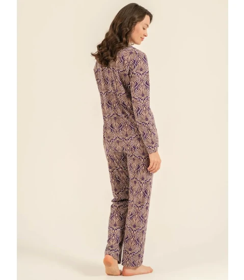Arnetta AR3771 Önden Düğmeli Pijama Takımı resmi