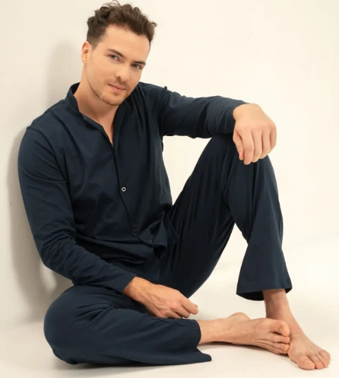 Image de Arnetta AR3857 Ensemble Pyjama Homme Boutonné sur le Devant