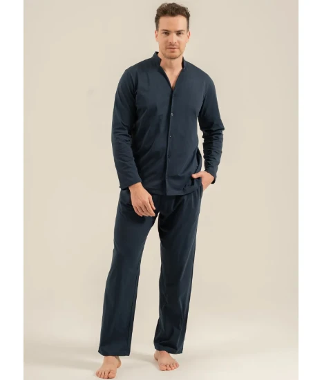 Image de Arnetta AR3857 Ensemble Pyjama Homme Boutonné sur le Devant