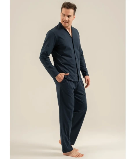 Image de Arnetta AR3857 Ensemble Pyjama Homme Boutonné sur le Devant