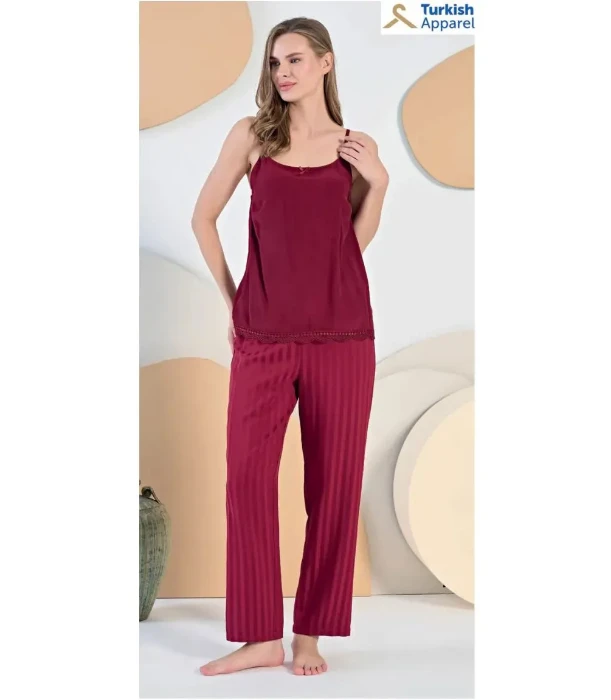 Feyza 5433 Kadın Sabahlıklı Pijama Takımı resmi