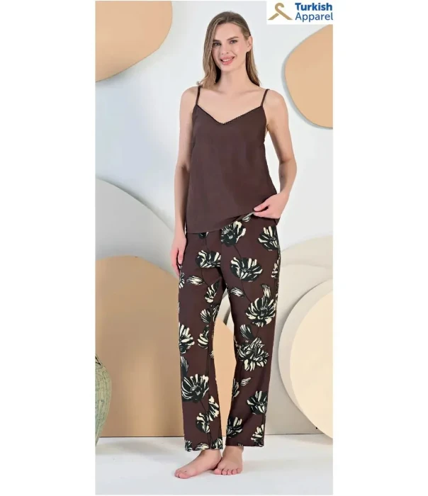 Feyza 5439 Kadın Sabahlıklı Pijama Takımı resmi