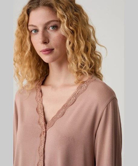 Catherine's 20302 Önden Düğmeli Pijama Takımı resmi