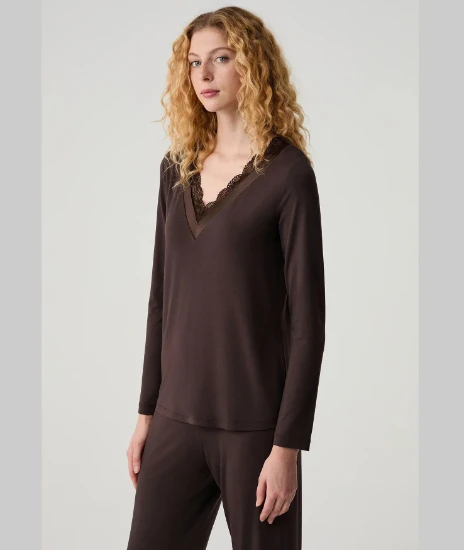 Catherine's 20303 Kadın V Yaka Pijama Takımı resmi
