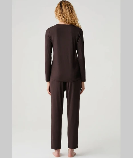 Catherine's 20303 Kadın V Yaka Pijama Takımı resmi