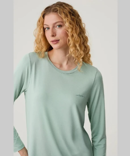 Catherine's 20306 Çiçek Desenli Pijama Takımı resmi
