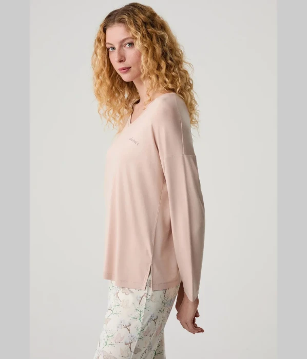 Catherine's 20308 Kadın V Yaka Pijama Takımı resmi