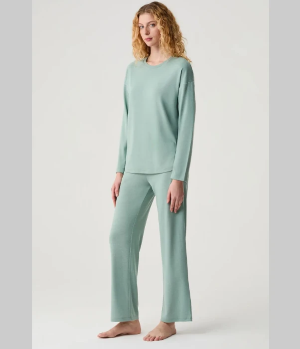 Catherine's 20312 Kadın Triko Pijama Takımı resmi