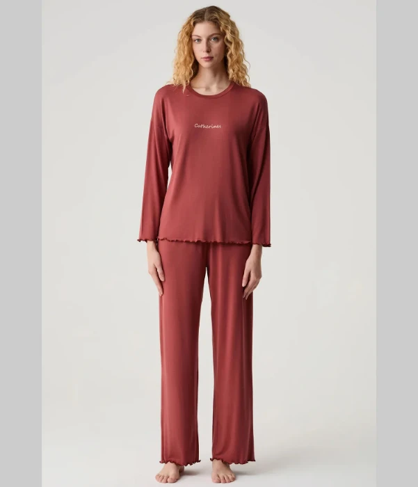 Catherine's 20314 Kadın Örme Pijama Takımı resmi