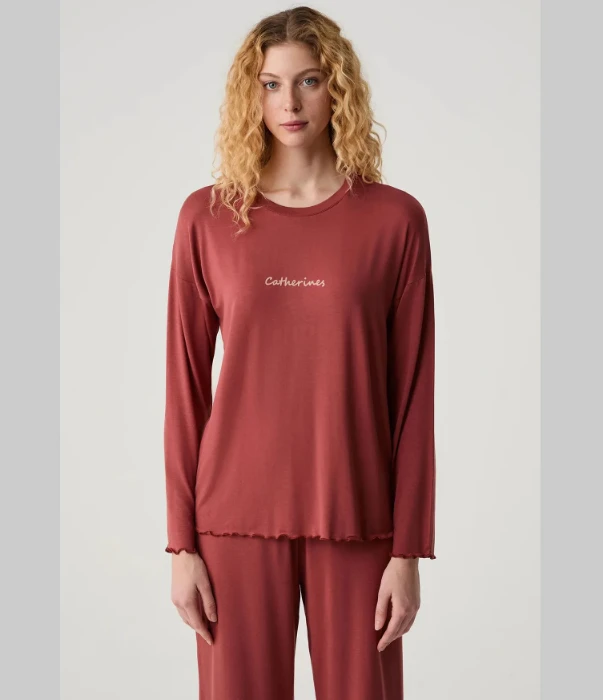 Catherine's 20314 Kadın Örme Pijama Takımı resmi