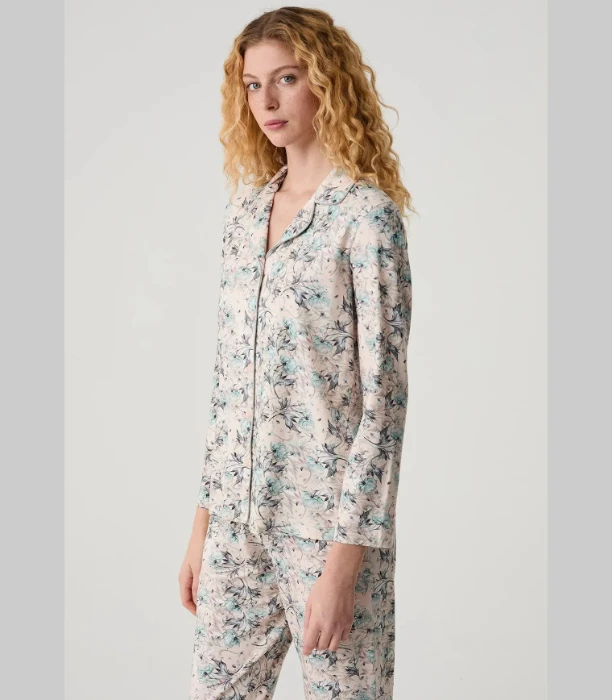 Catherine's 20320 Önden Düğmeli Pijama Takımı resmi