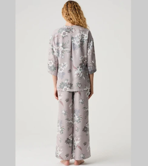 Image de Catherine's 20323 Ensemble de Pyjama Femme Fleuri