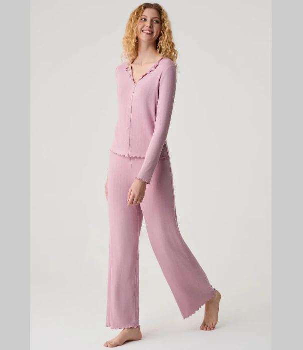 Catherine's 20329 Kadın V Yaka Pijama Takımı resmi