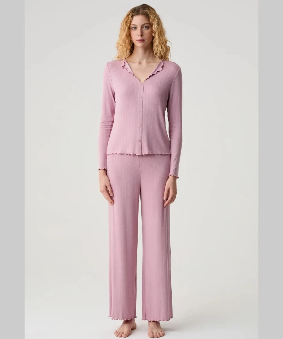 Catherine's 20329 Kadın V Yaka Pijama Takımı resmi
