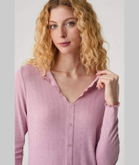 Catherine's 20329 Kadın V Yaka Pijama Takımı resmi