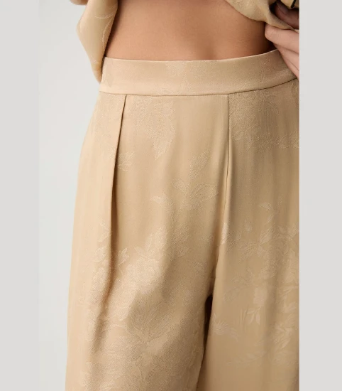 Penye Mood 10203 Jakarlı Kruvaze Yaka Pijama Takımı resmi
