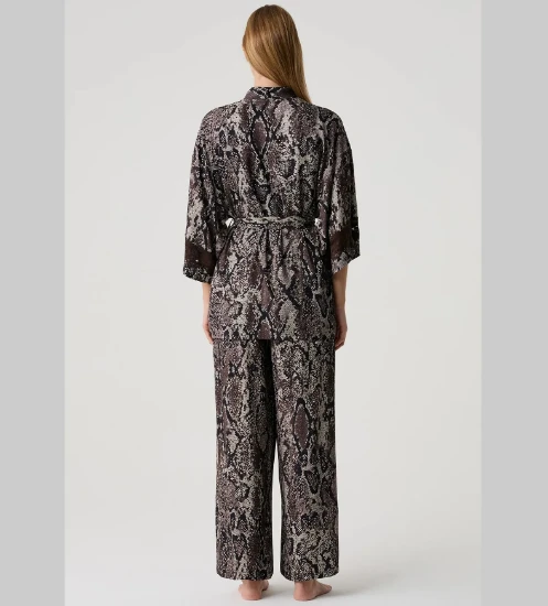 Penye Mood 10214 Kadın Üçlü Pijama Takımı resmi