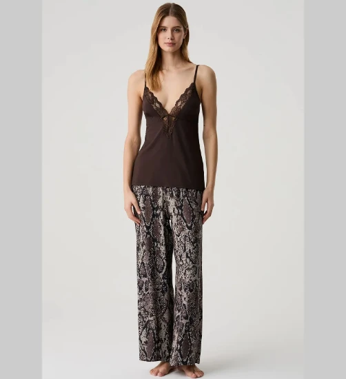 Penye Mood 10214 Kadın Üçlü Pijama Takımı resmi