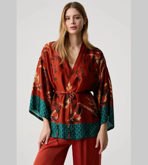 Penye Mood 10209 Viskon Üçlü Pijama Takımı resmi
