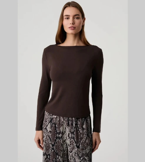 Penye Mood 10213 Kayık Yaka Pijama Takımı resmi