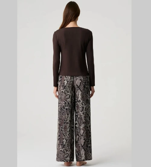 Penye Mood 10213 Kayık Yaka Pijama Takımı resmi