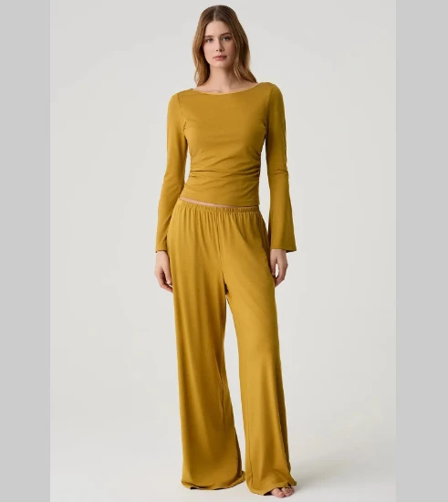 Penye Mood 10223 Bol Paça Pantolon Takım resmi