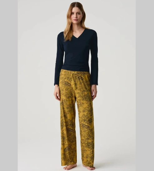 Penye Mood 10226 V Yaka Pijama Takımı resmi