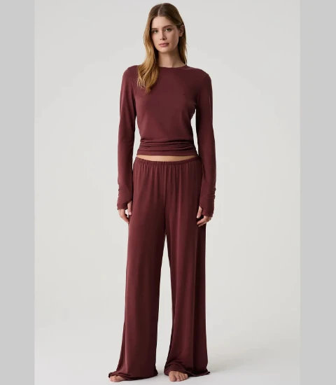 Penye Mood 10233 Dökümlü Pijama Takımı resmi