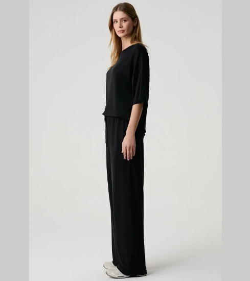 Penye Mood 10241 Dökümlü Pantolon Takım resmi