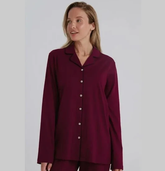 Eros Esk31800 Önden Düğmeli Pijama Takımı resmi