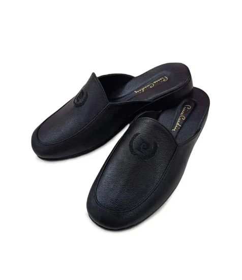 Image de Pantoufles en cuir pour homme Pierre Cardin 289